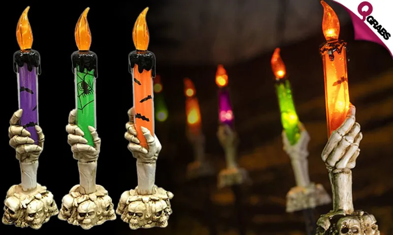 Halloween-Themed LED Candle!